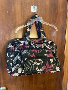 Fabric Tote Bag with Cosmetic Case/NWOT